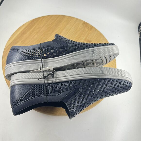 Layer 8 Men's Recovery Shoes Slip On Waterproof Sz 8.5 Blue Lightweight Comfort - Picture 5 of 6